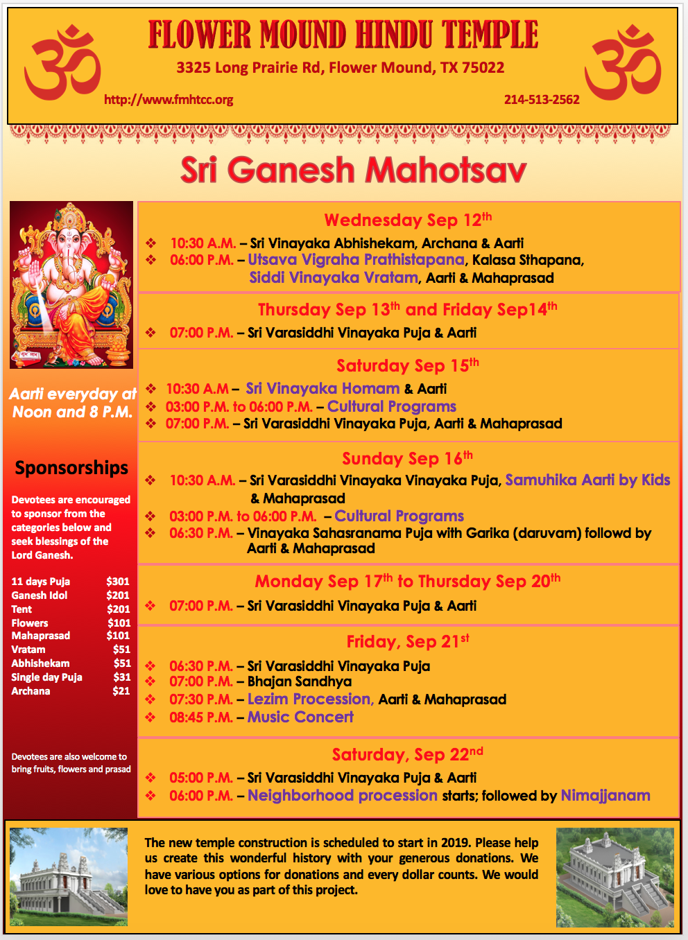 Ganesh Chaturthi Celebrations